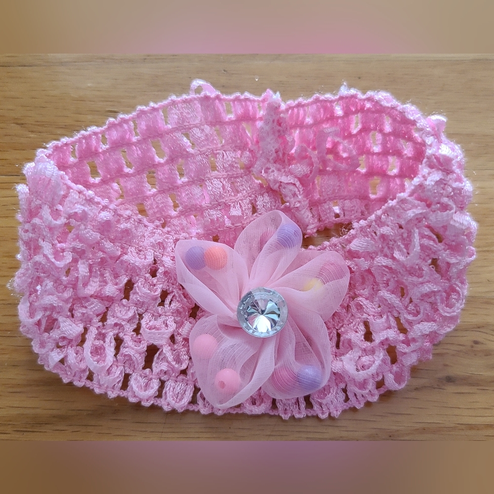 20 for $10 - Infant Girls Crochet Flower Headband